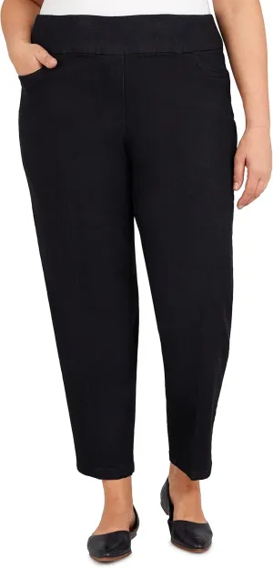 Alfred Dunner Womens Plus-Size Super Stretch Mid-Rise Short Length Pant