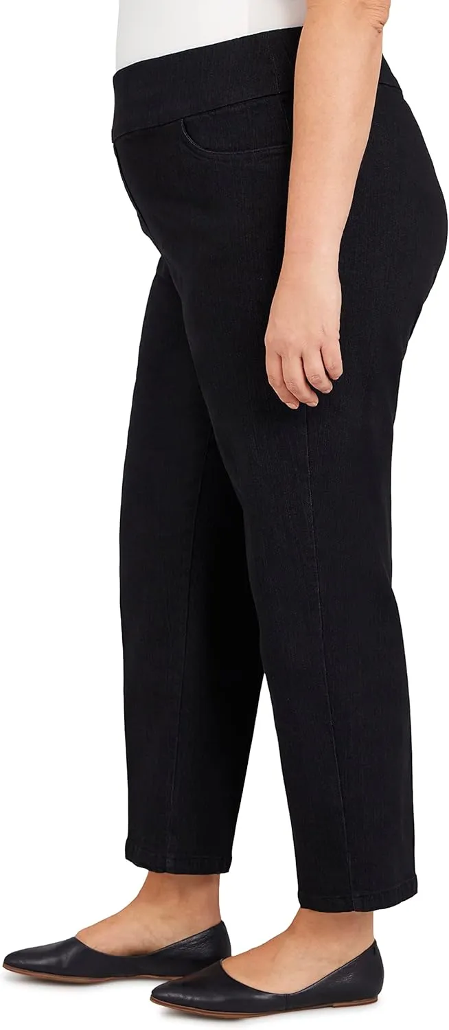 Alfred Dunner Womens Plus-Size Super Stretch Mid-Rise Short Length Pant