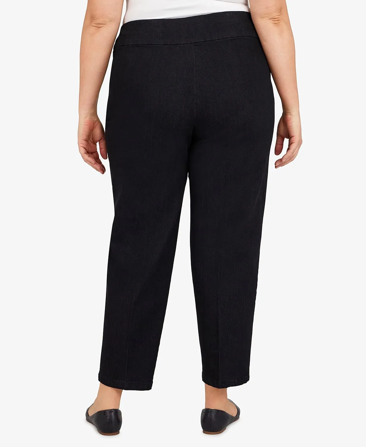 Alfred Dunner Womens Plus-Size Super Stretch Mid-Rise Short Length Pant