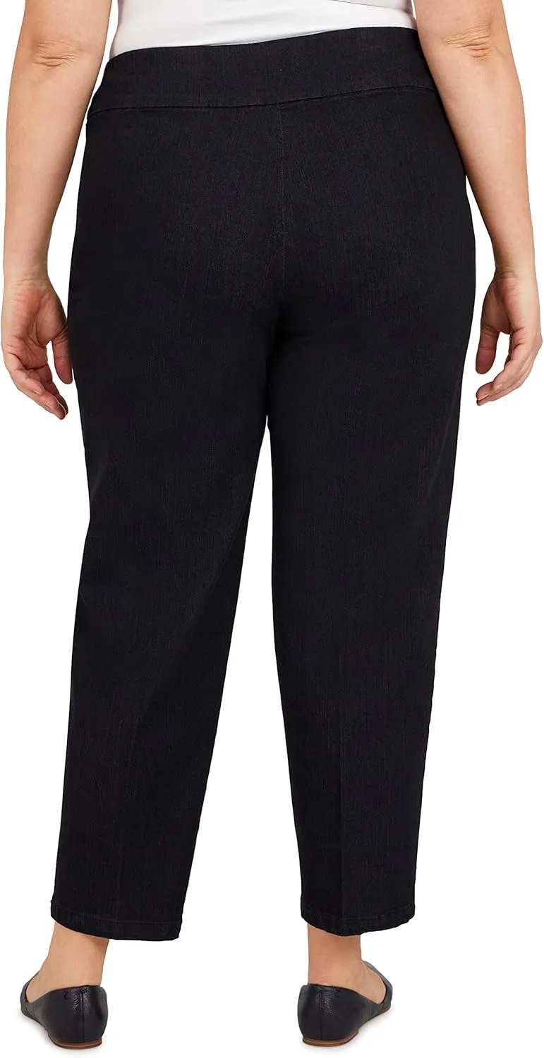 Alfred Dunner Womens Plus-Size Super Stretch Mid-Rise Short Length Pant