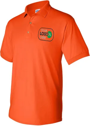 Custom Logo Embroidered Jersey Polo, Dry Blend Polo Shirt, Your Company Logo