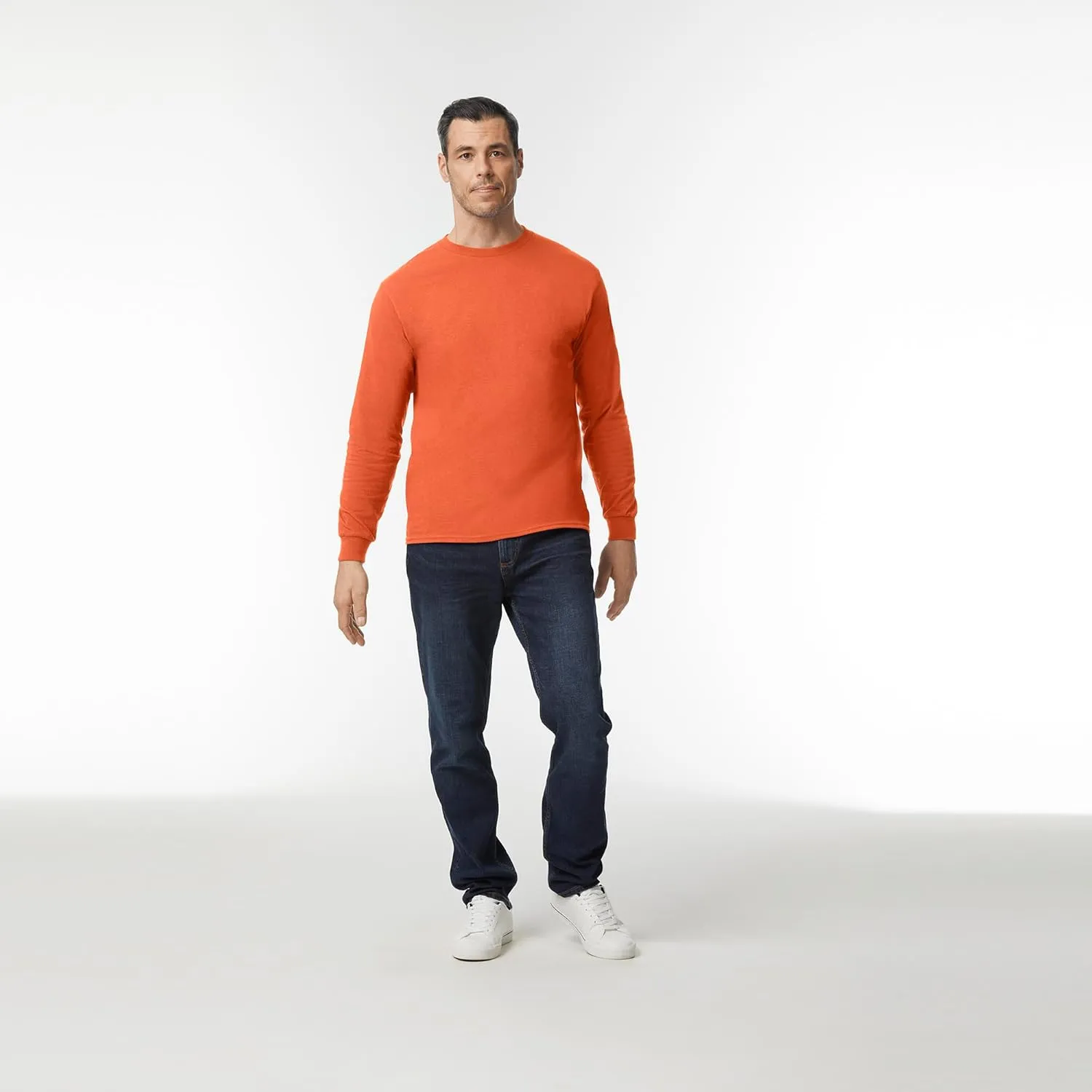 Gildan Adult Ultra Cotton Long Sleeve T-Shirt, Style G2400, Multipack