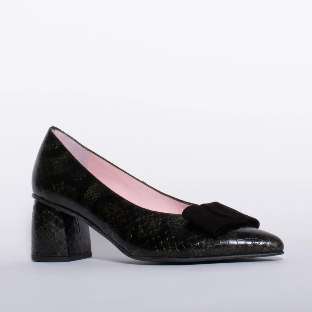Hada Dk Khaki Snake Print