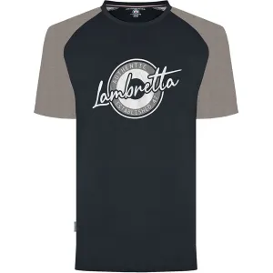 Lambretta Mens Authentic Raglan T-Shirt - Navy