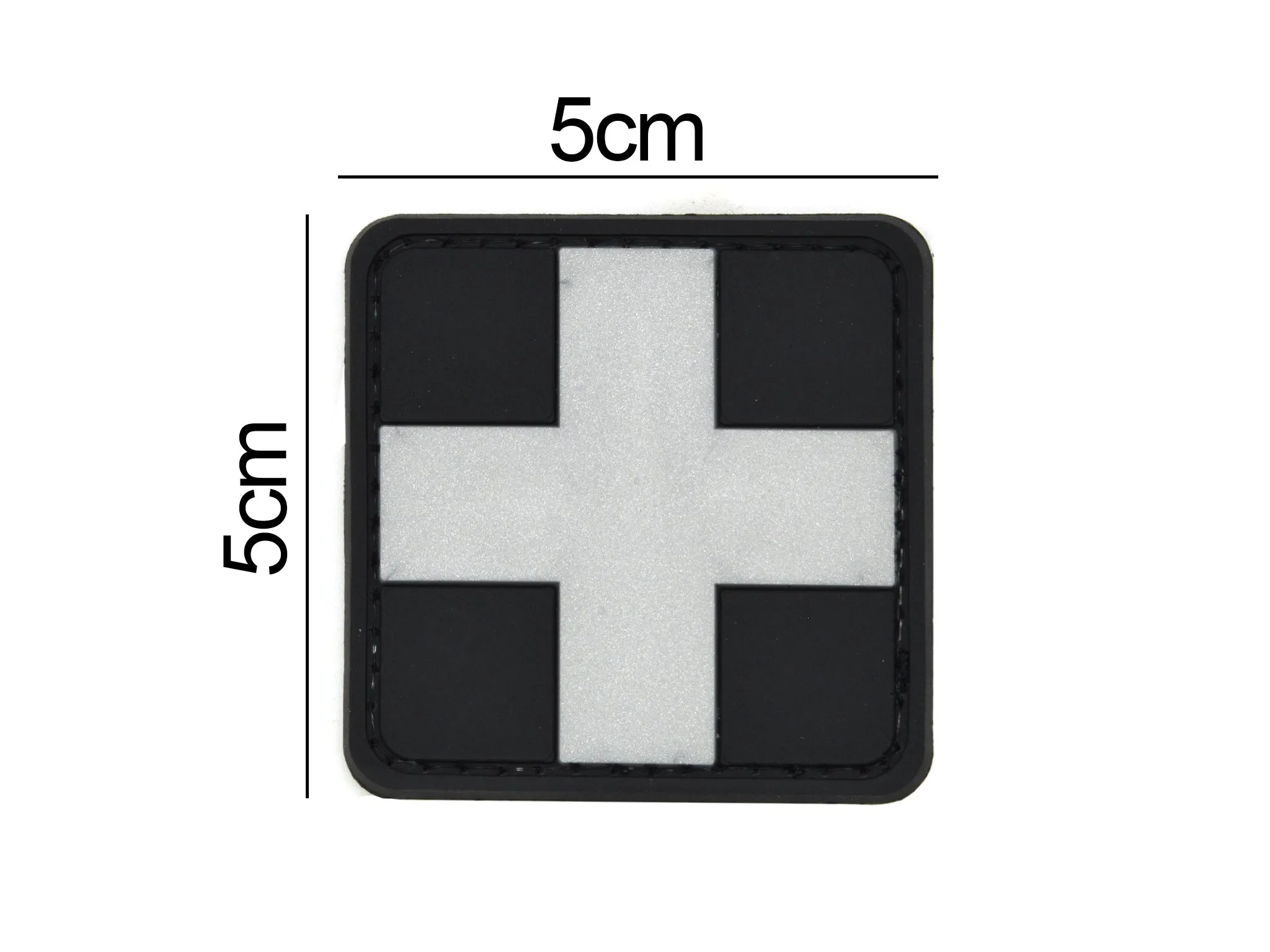 Medic Patch Square Patch Black/Gray