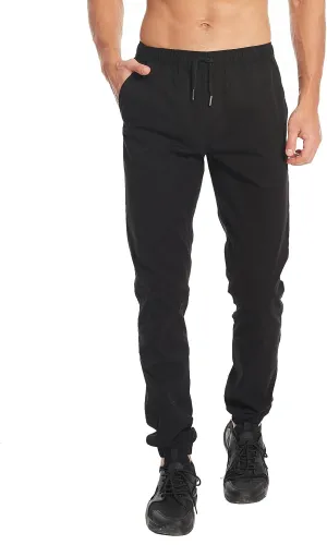 Men's 34"&36" Inseam Cotton Casual Jogger Pants