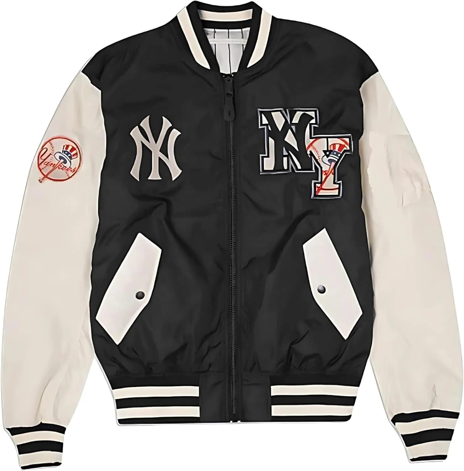 Men's New York Yanks Varsity Bomber Jacket | Lettermen Baseball Jacket