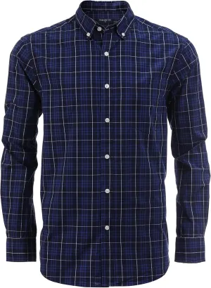 PASHARTUK Cotton Regular Fit Mens Long Sleeve Shirts Button Down Shirts for Men