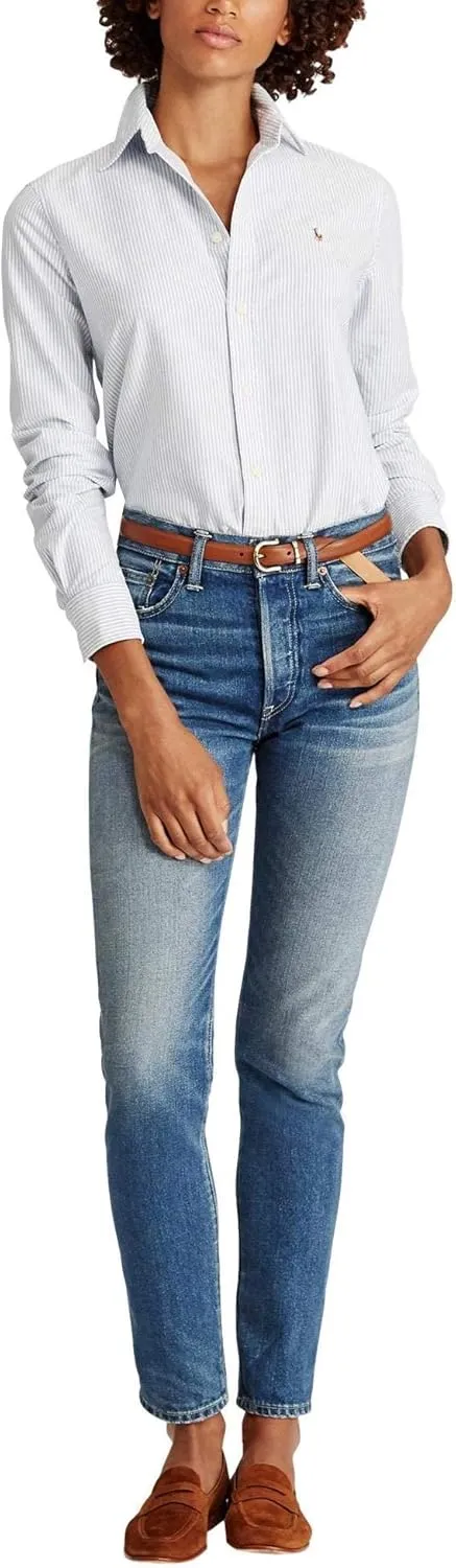 POLO RALPH LAUREN Women's Oxford Classic Fit Button Down Shirt