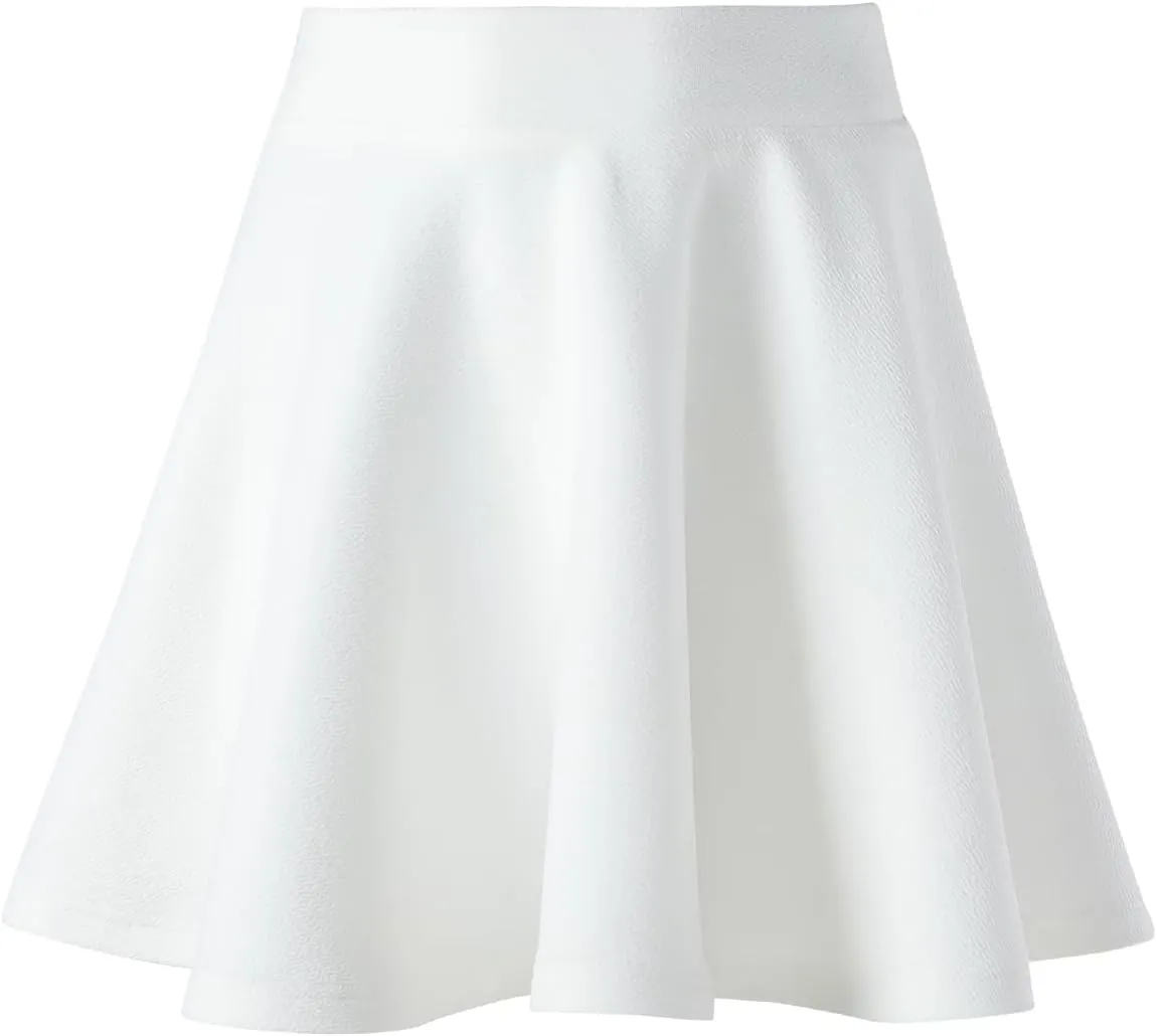 Skirt for Girls,Uniform Pleated Skater Skirts Kids Casual Mini Flare Plain
