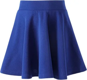 Skirt for Girls,Uniform Pleated Skater Skirts Kids Casual Mini Flare Plain