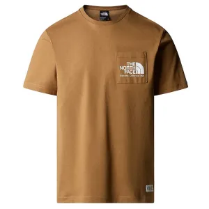 The North Face Mens Berkeley California Pocket T-Shirt Utility Brown