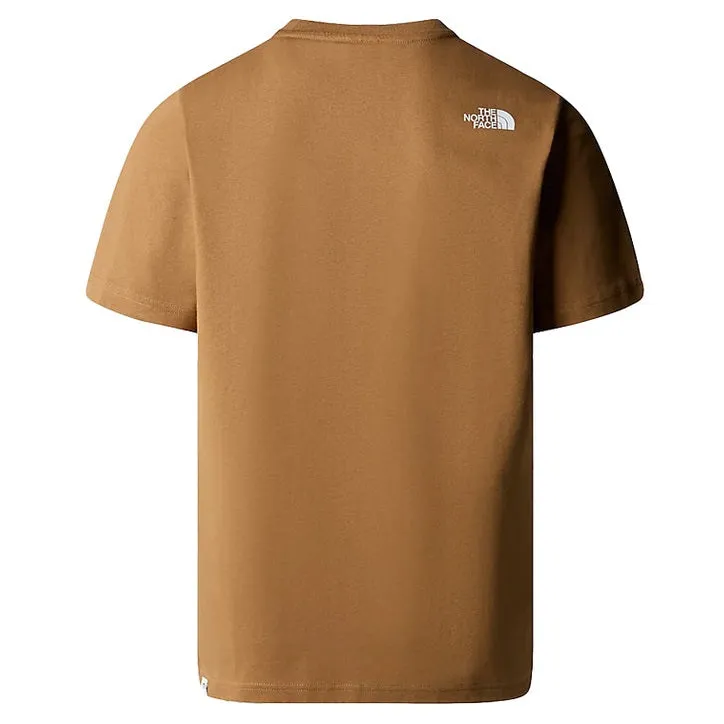 The North Face Mens Berkeley California Pocket T-Shirt Utility Brown